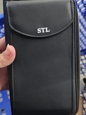 Black Selena STL Crossbody Clutch